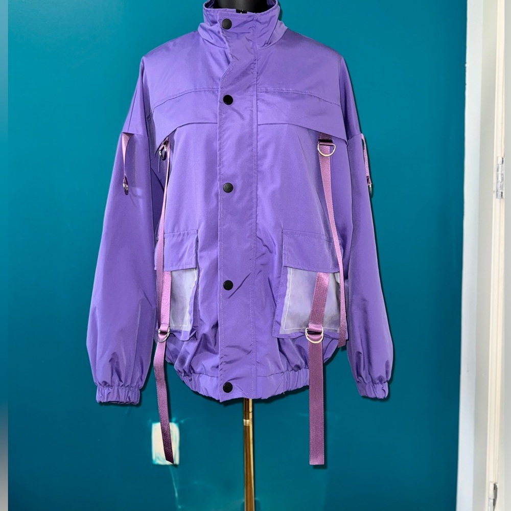 Purple Utility Jacket - Picture 2 of 8